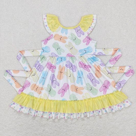 Easter Bunny sleeveless Girls Dress