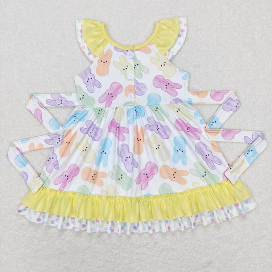 Easter Bunny sleeveless Girls Dress