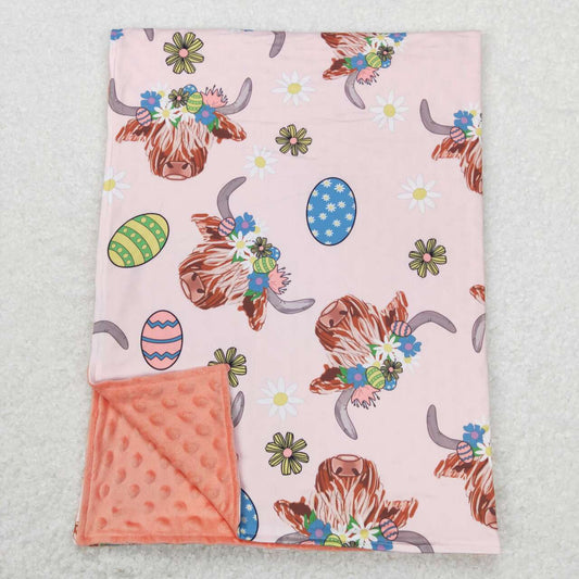 Western cactus cow Print Kids's Blanket