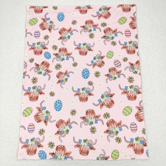 Western cactus cow Print Kids's Blanket