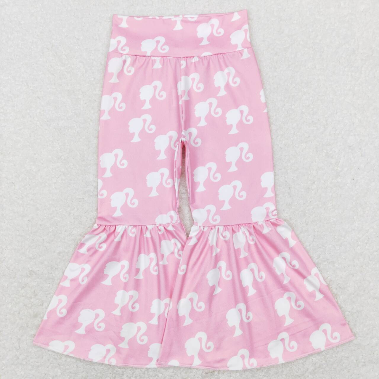 Pink Cartoon Bell Pants