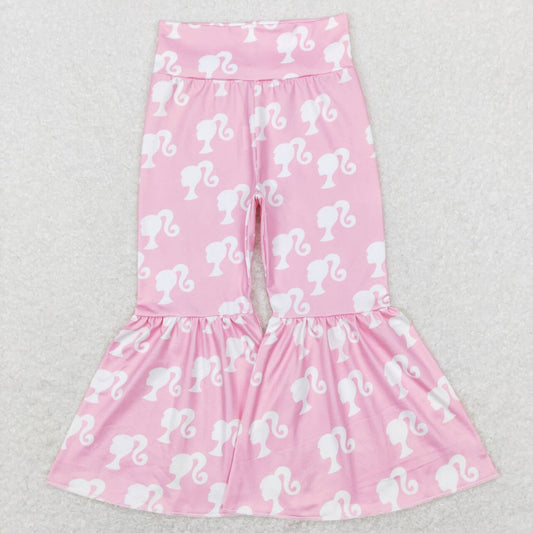 Pink Cartoon Bell Pants