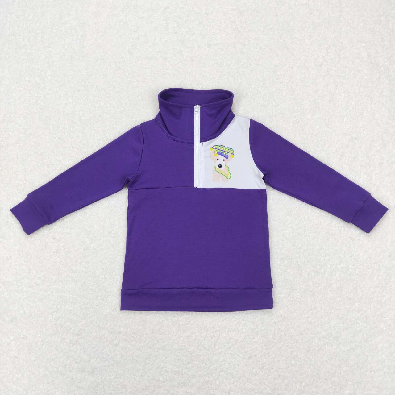 Purple Boy Long Sleeve Pullover