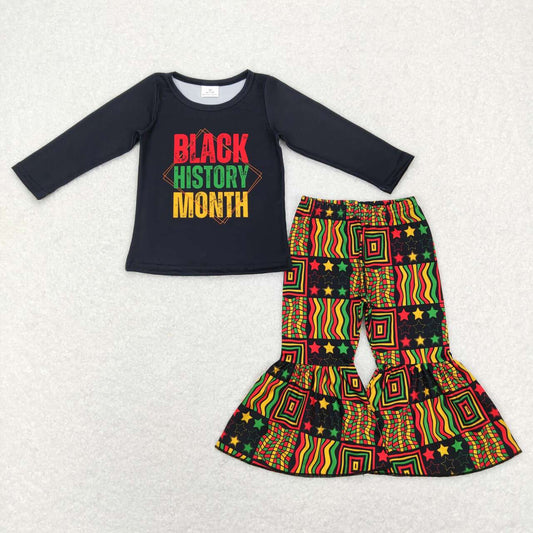 Black History Bell Pants Girls Set