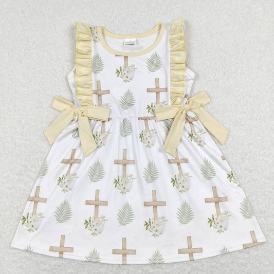 Easter cross Girls Dress