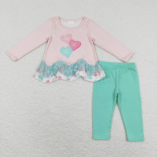 Valentine’s day Pink Bell Pants Set