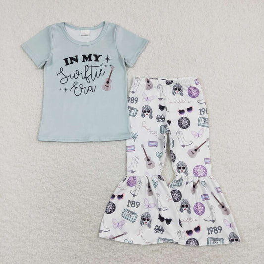 Green 1989 INMY Shirt singer Bell Pants Girls Set