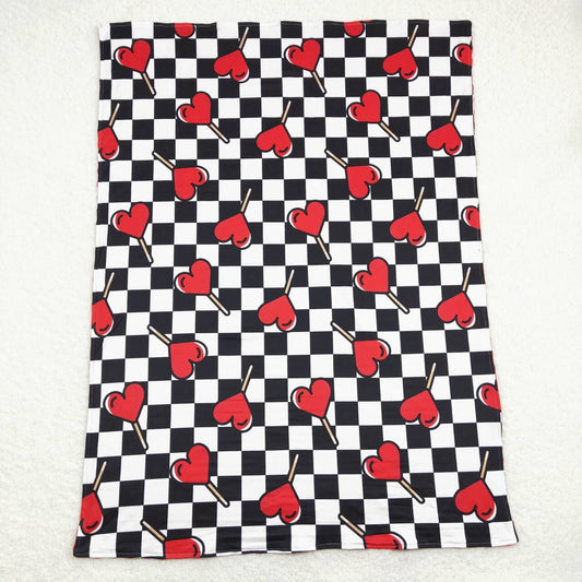 Valentine Day's Red Heart Print Kids's Blanket