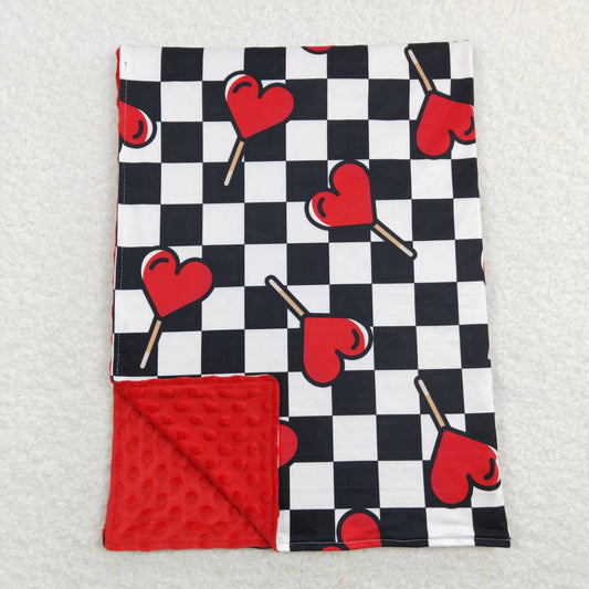 Valentine Day's Red Heart Print Kids's Blanket