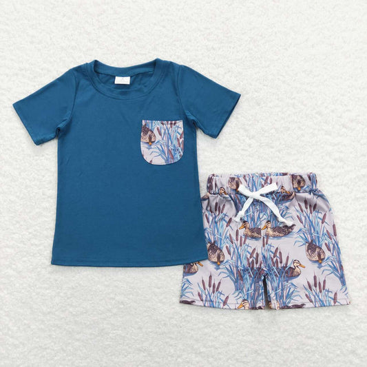 Blue Duck Short Sleeve Boy Set