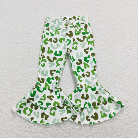 Green Leopard Jeans