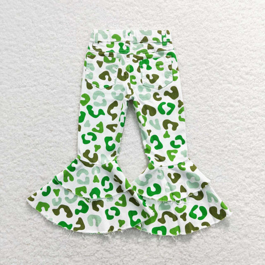 Green Leopard Jeans