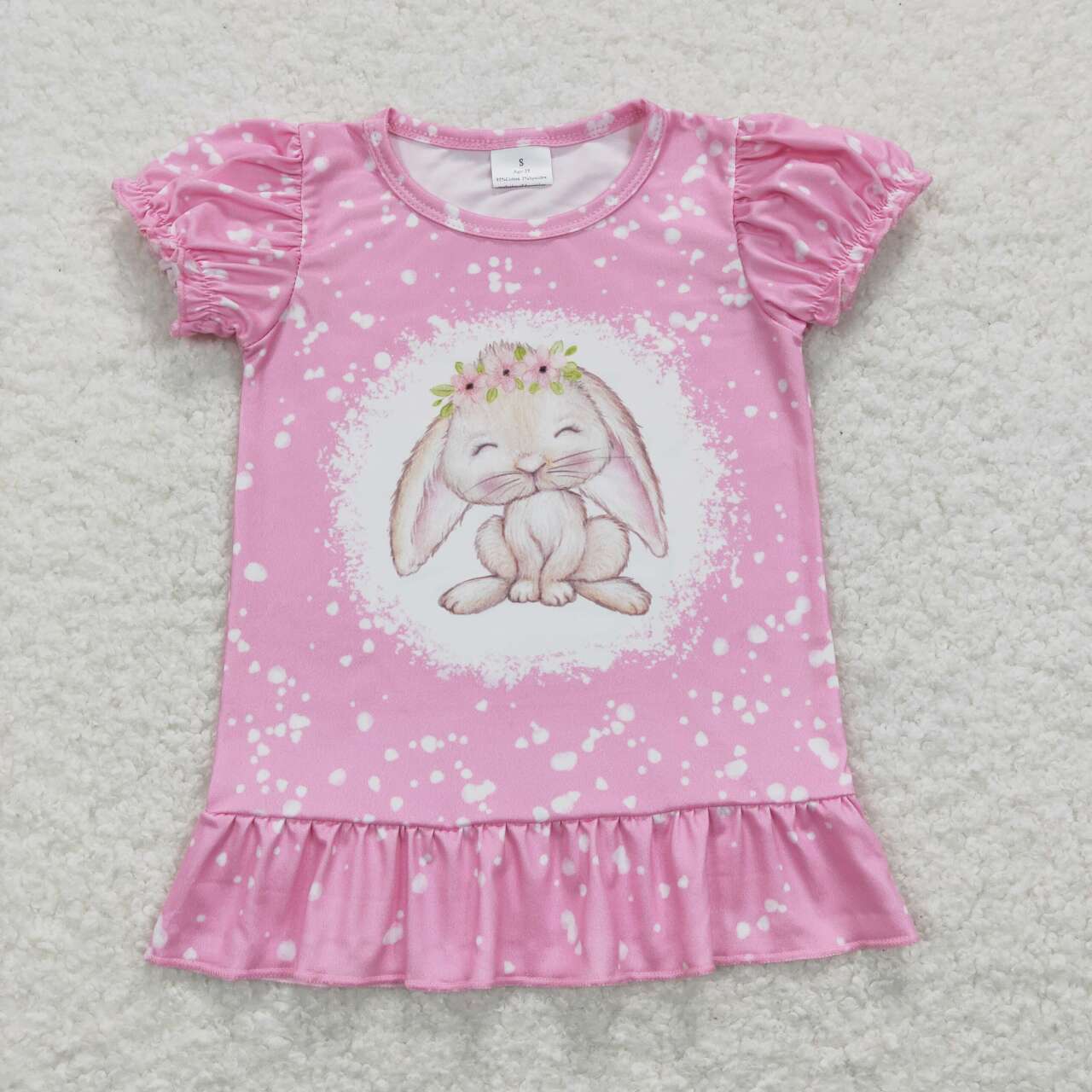 Easter Bunny Pink Short Shirt