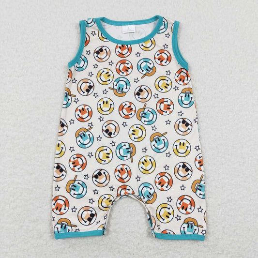 Smile Print Baby Romper