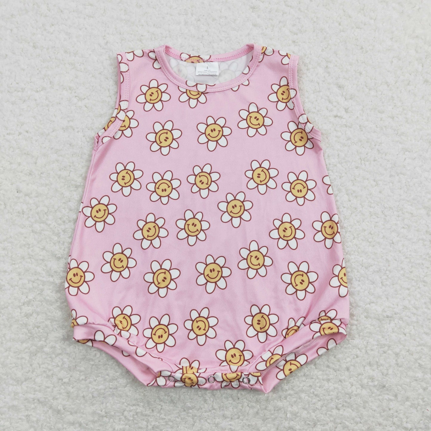 Pink Smile Baby Romper