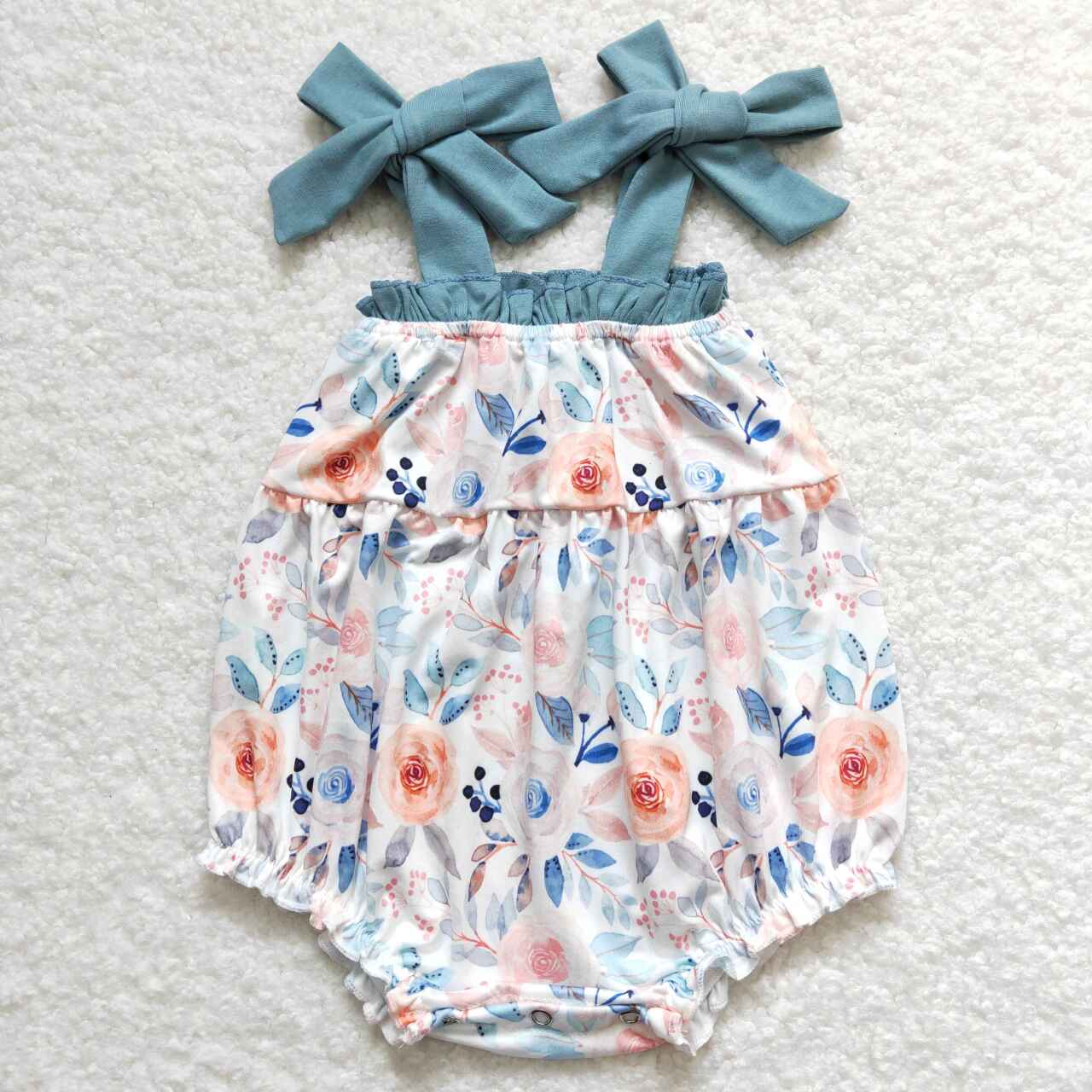 flower Baby Romper