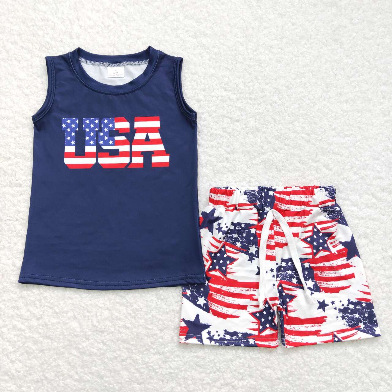 July of 4th print Boy Summer Set