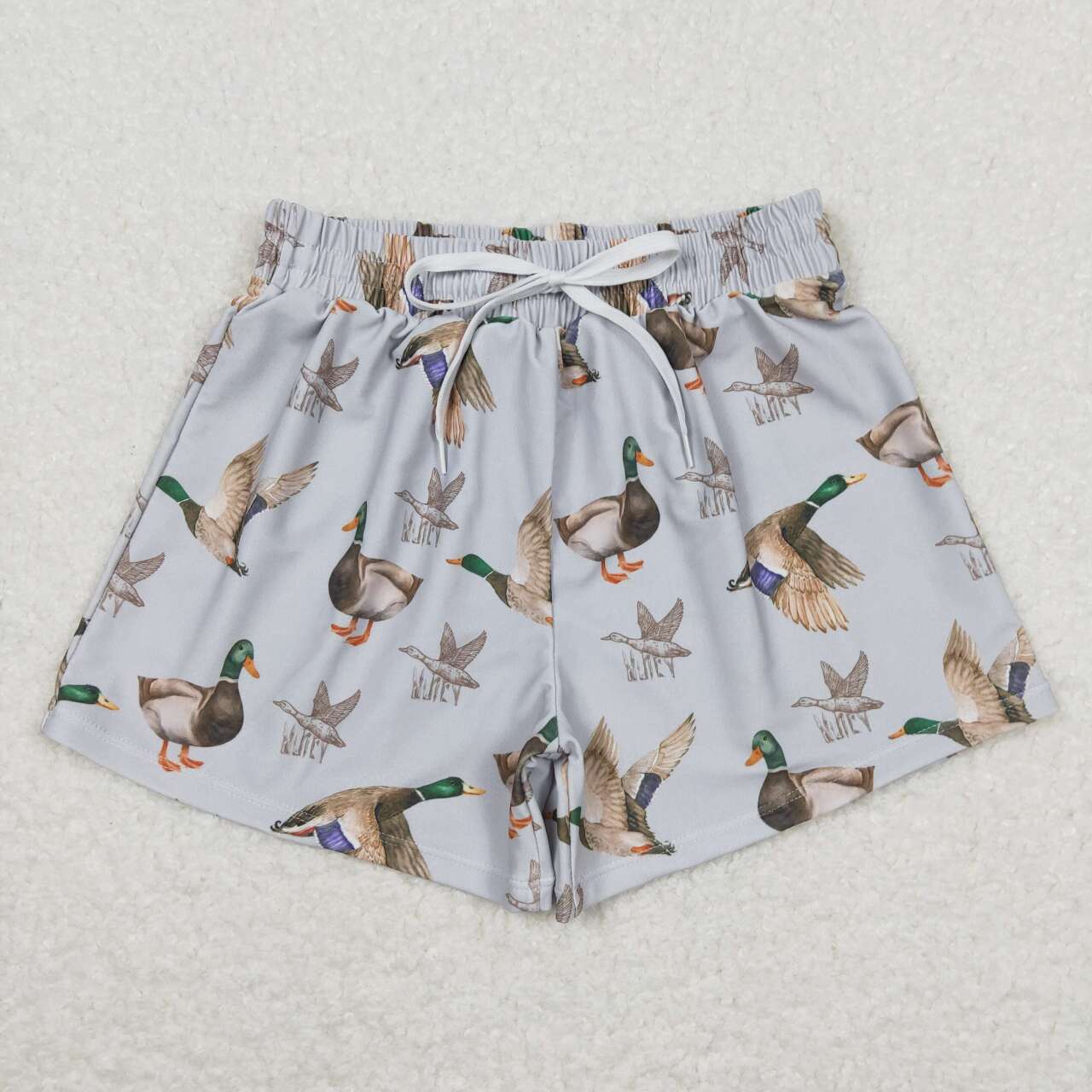 duck Print short swim