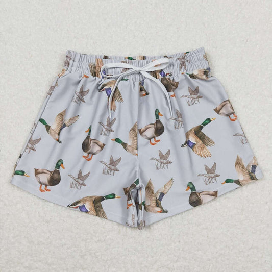duck Print short swim