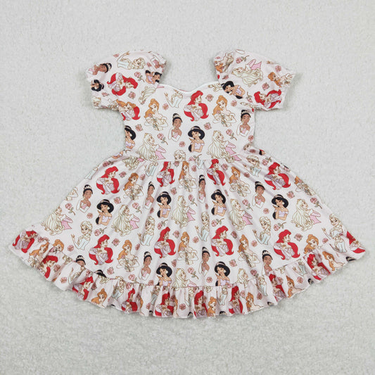 Cartoon short Girls Dress