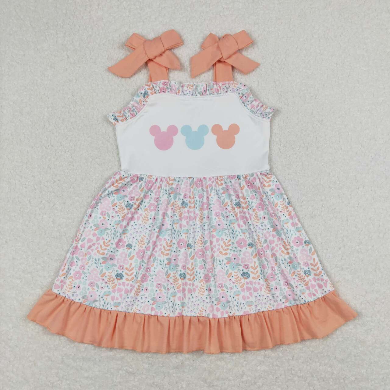 flower cartoon Girls Dress