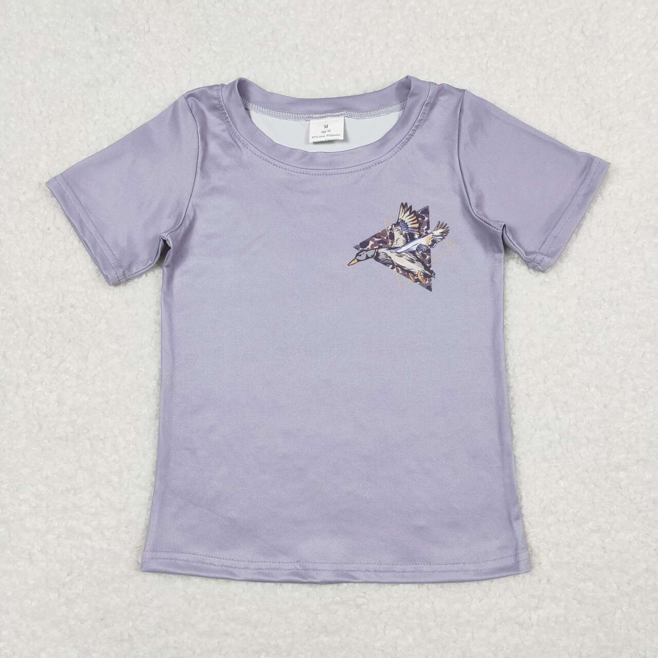 Grey Print Short Shirt