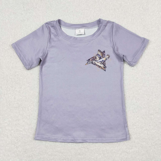 Grey Print Short Shirt