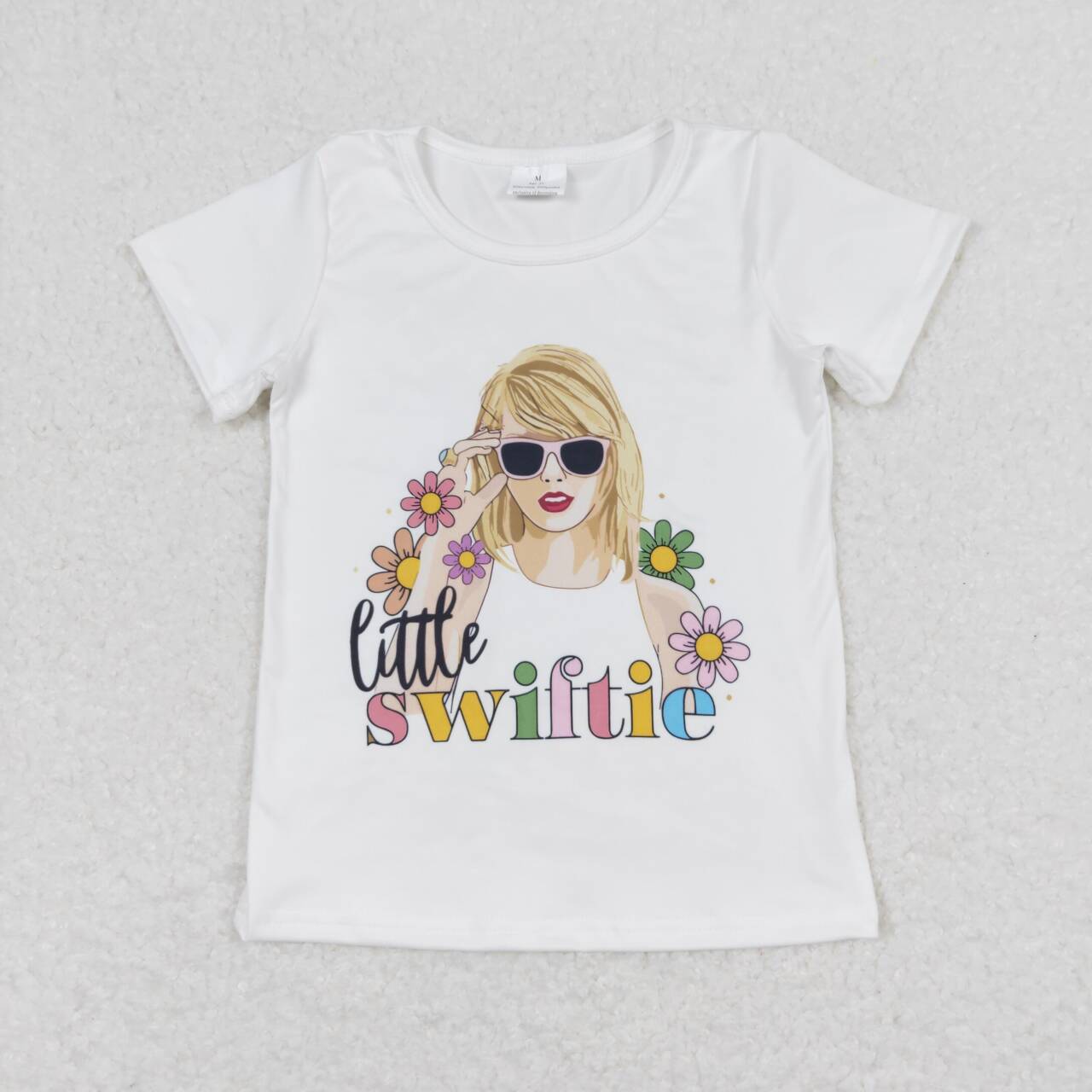 singer flower Print Short Shirt