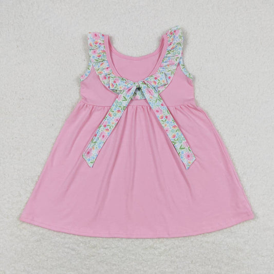 Pink sleeveless Girls Dress