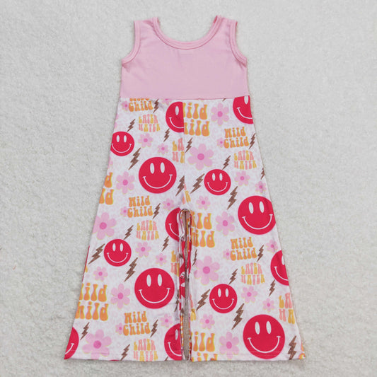 wild child Pink Smile Sleeveless Jumpsuit