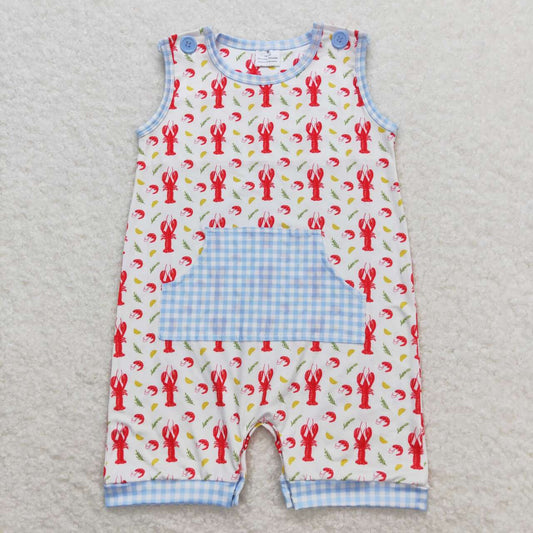 Lobster sleeveless Baby Romper