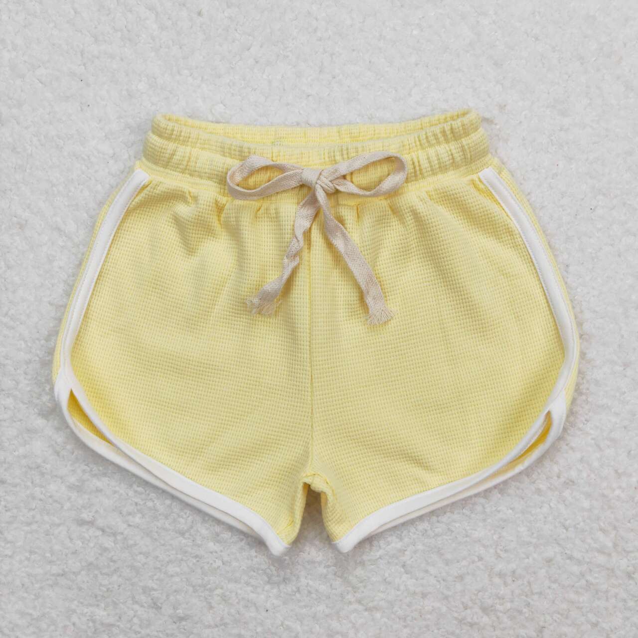 Yellow print Girls Shorts