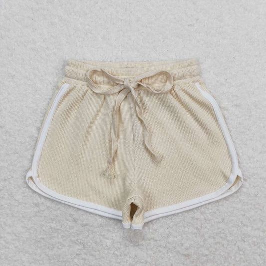 cream print Girls Shorts