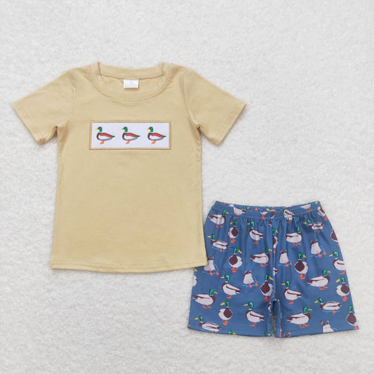 Duck Embroidered Boy Set