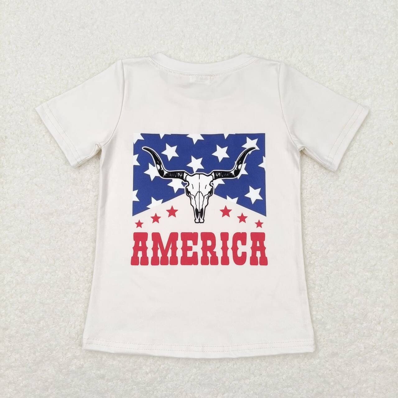 july of 4th cow print Short Shirt