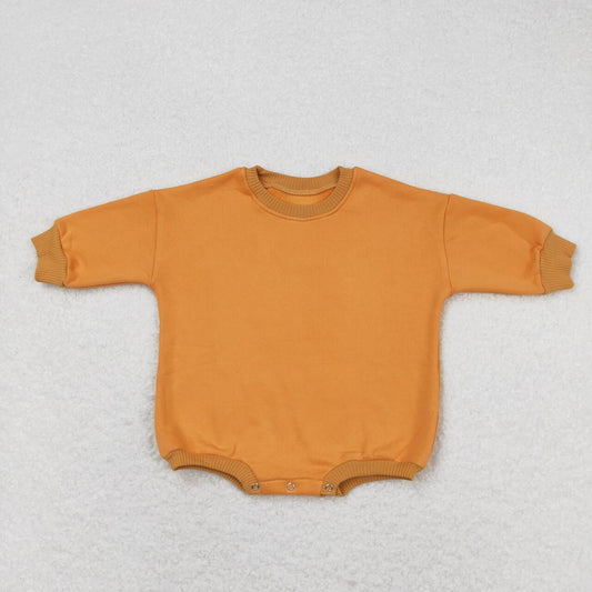 Orange Sweater Cotton long sleeves romper