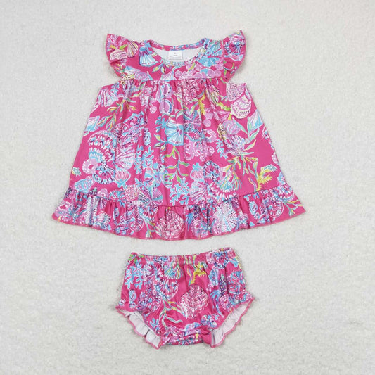 Conch Baker Girls bummie outfit