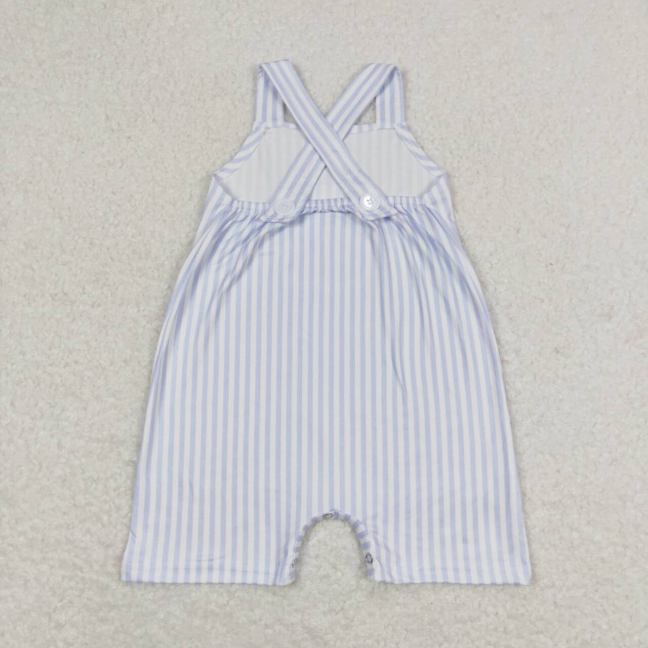 Blue stripe print Baby Romper