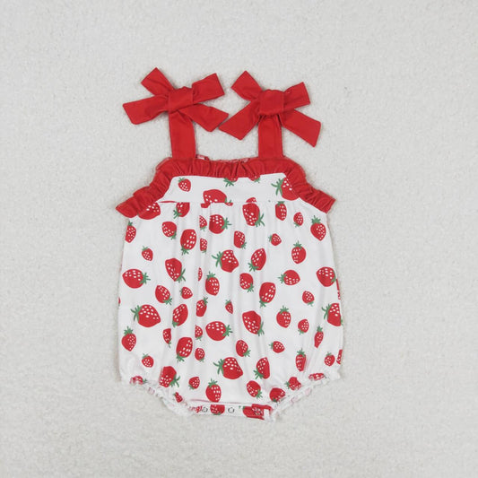 strawberry print Baby Romper