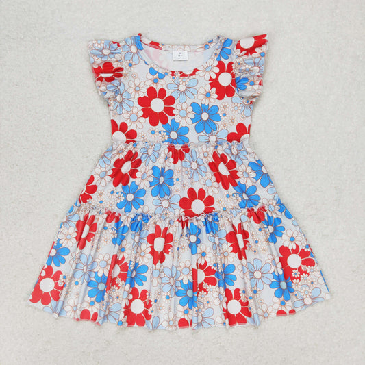 july of 4th flower tier Girls Dress