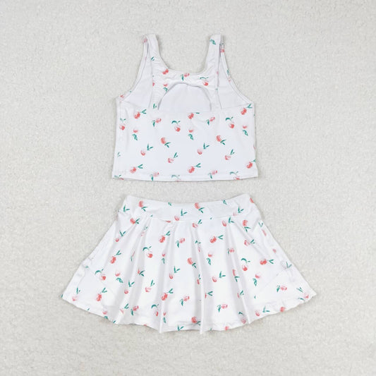 cherry print Girls set