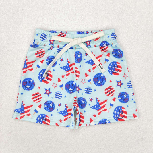 July of 4th Star swim trunks