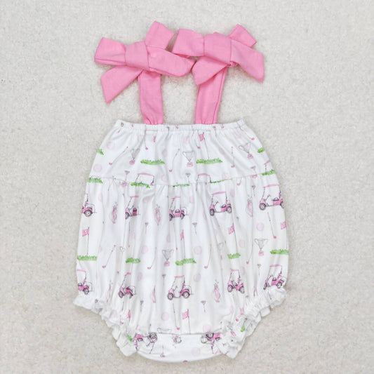 golf print Baby Romper