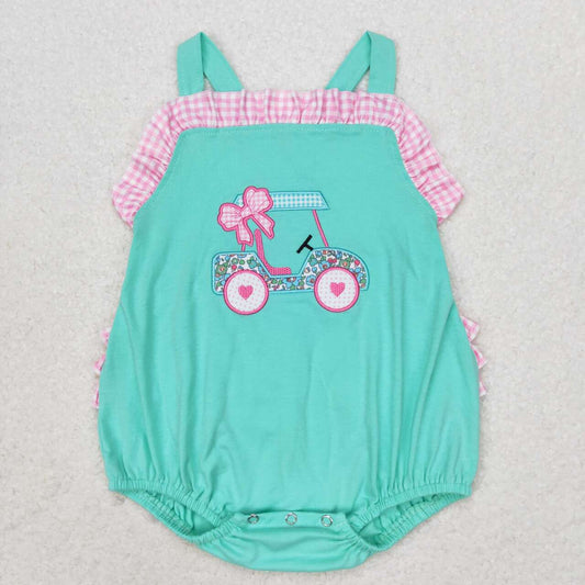 golf embroidery Baby Romper