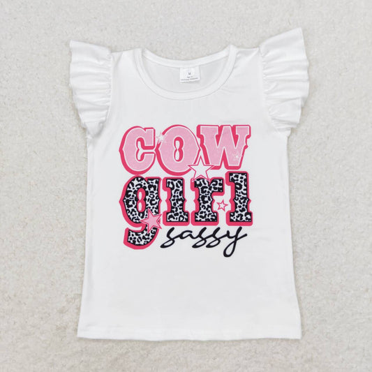 Cowgirls Print Short Sleeve Shirt