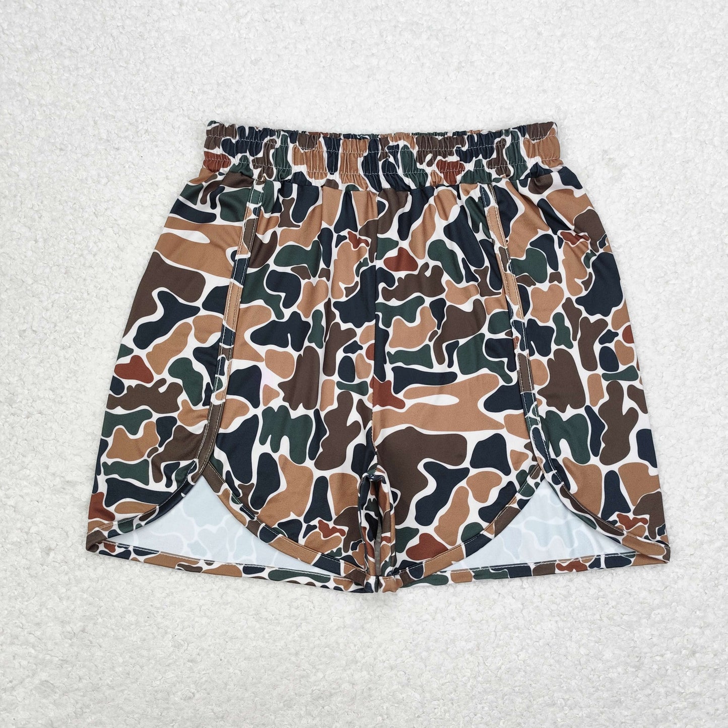 Adult  brown camo Print Short