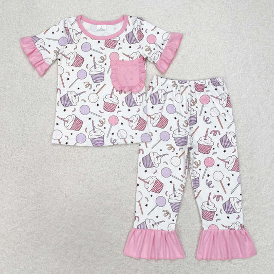 pink cake Ruffle Paj