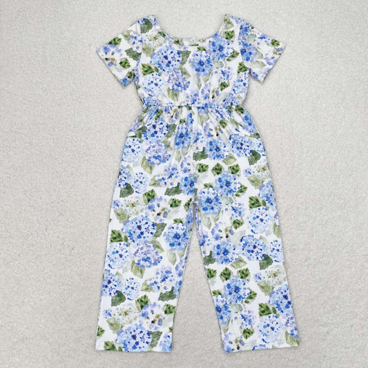 Blue floral Jumpsuit