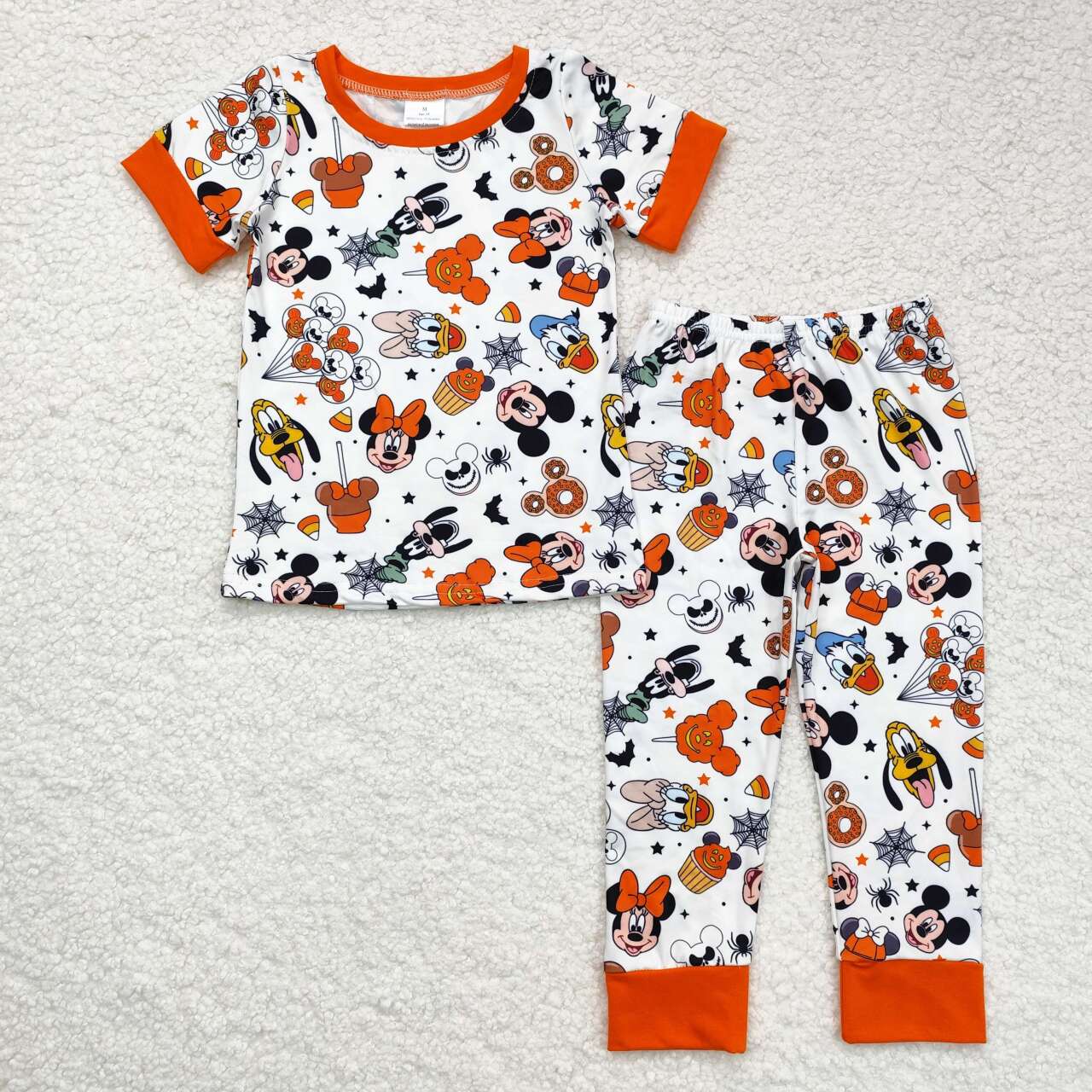 Halloween Orange Short Sleeve paj