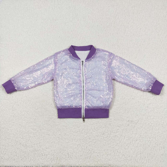 purple Sequin jacket